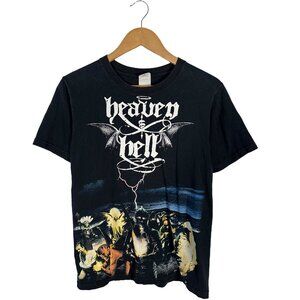 Vintage Heaven and Hell Tour T-shirt Size Small Black